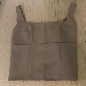 Abercrombie& fitch Womens S Tank Top Corset Bustier Coquette Smocked Back/Strech